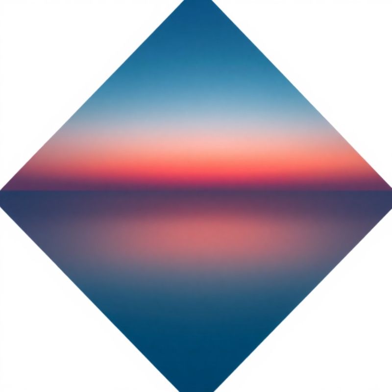 Fondo abstracto gradiente medianoche a coral para la página de precios
